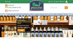 Desktop Screenshot of peacefrognatural.com